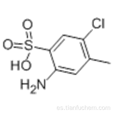 Ácido 2-amino-5-cloro-4-metilbencenosulfónico CAS 88-53-9